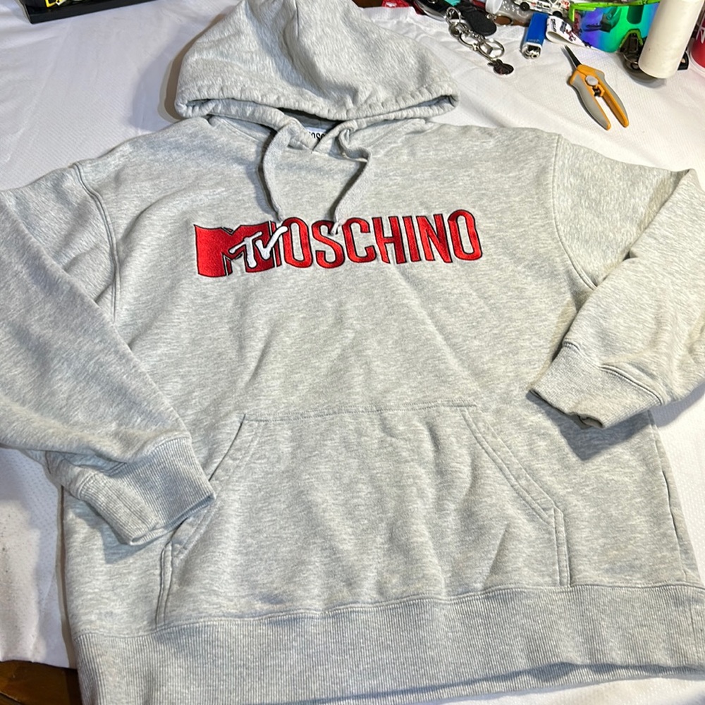 H&Moschino MTV Hoodie Moschino H&M Rare Small Like New NWOT Sweatshirt
